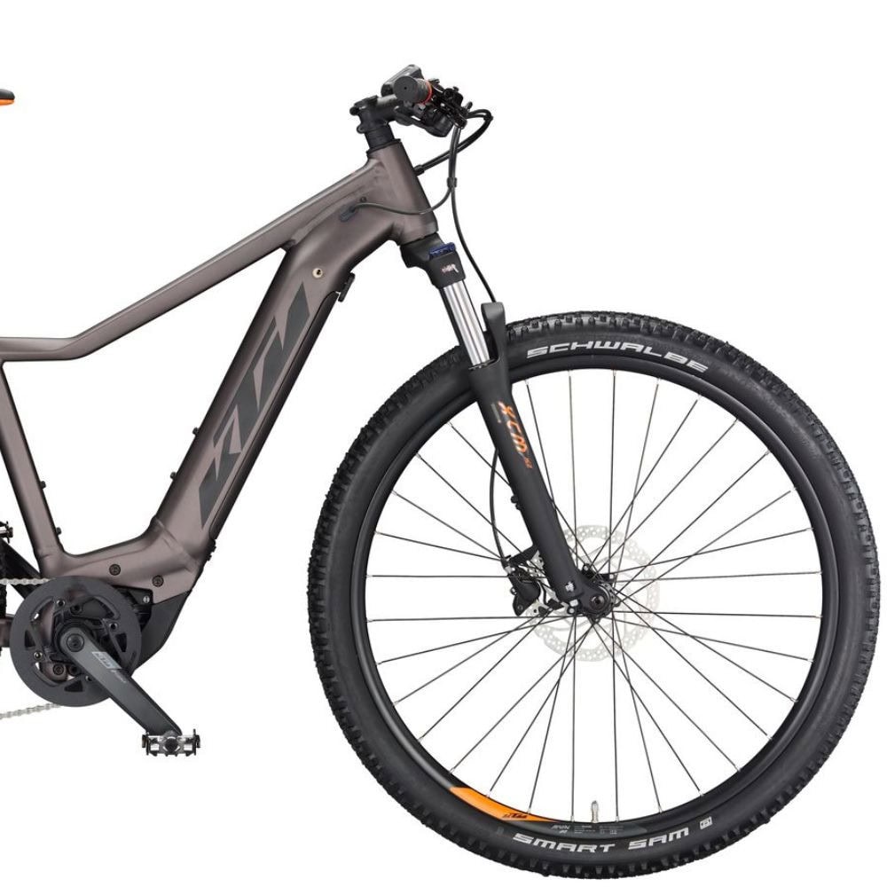 Horský elektrobicykel KTM Macina Race 592 Elderberry Matt - 29" bicykle - 2