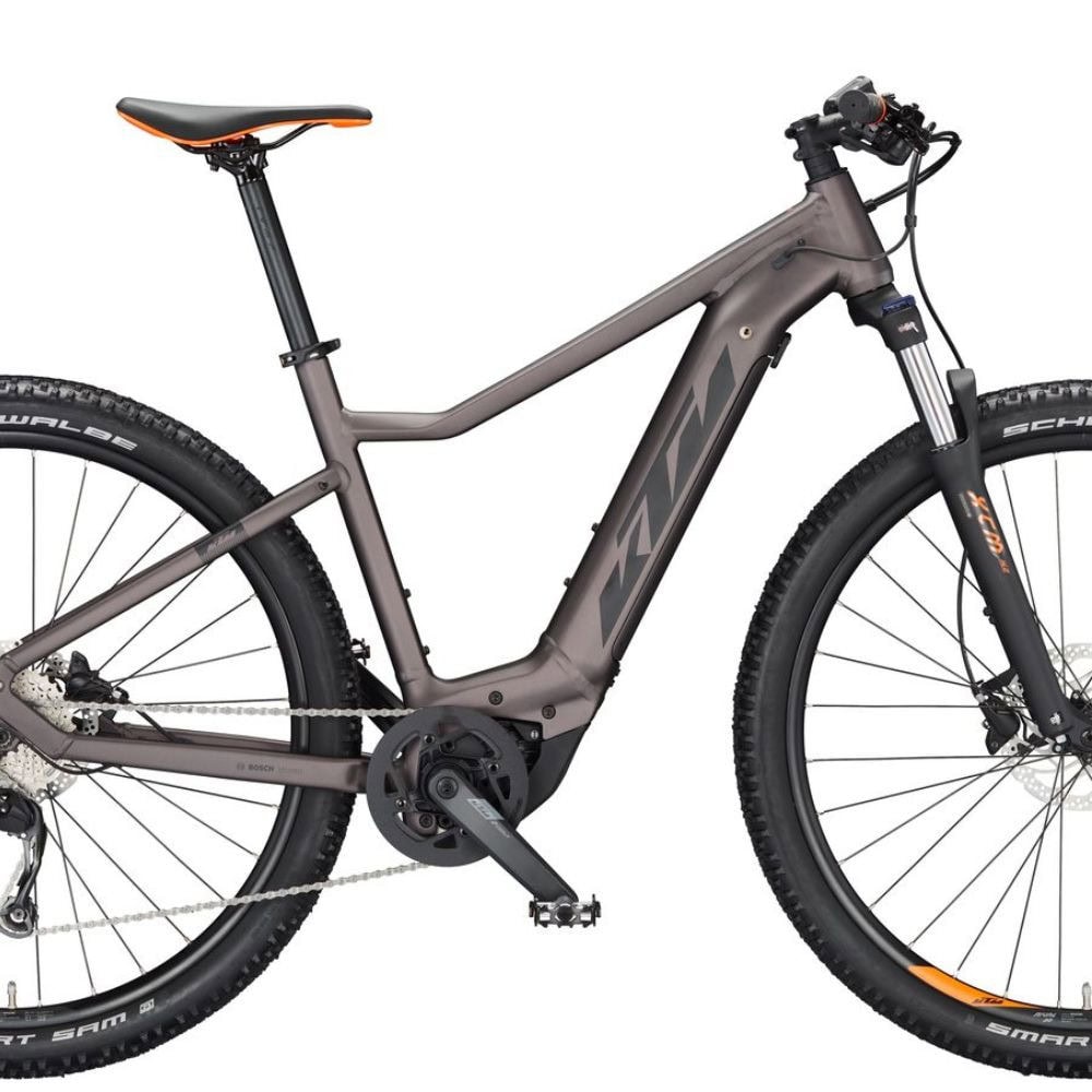 Horský elektrobicykel KTM Macina Race 592 Elderberry Matt - 29" bicykle - 3