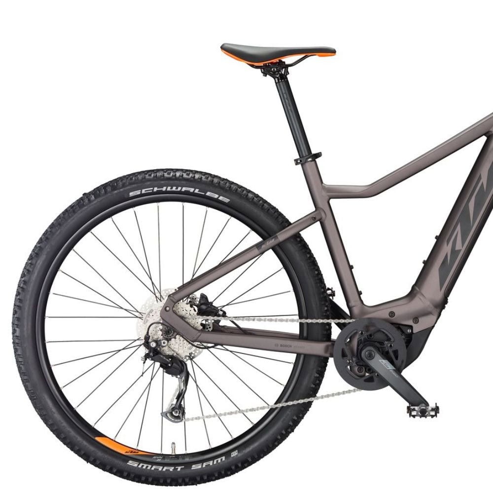 Horský elektrobicykel KTM Macina Race 592 Elderberry Matt - 29" bicykle - 4