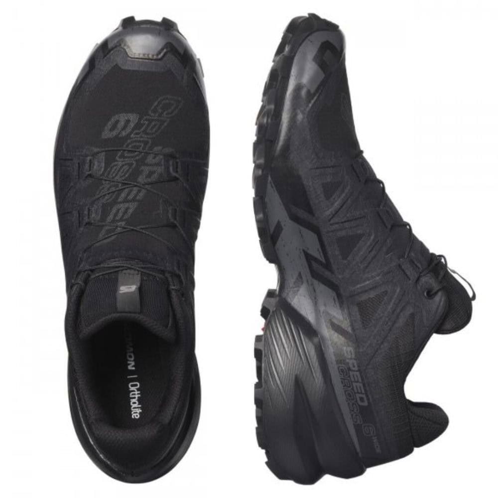 Obuv SALOMON Speedcross 6 Wide Black/Black/Phant - Športová obuv - 4