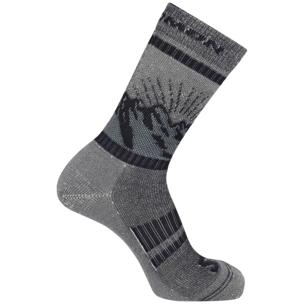 Ponožky SALOMON Retro Merino Wool Crew - Ponožky - stredné - 1
