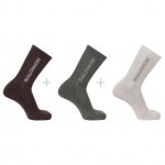 Ponožky SALOMON Everyday Crew 3-Pack Silver Clou