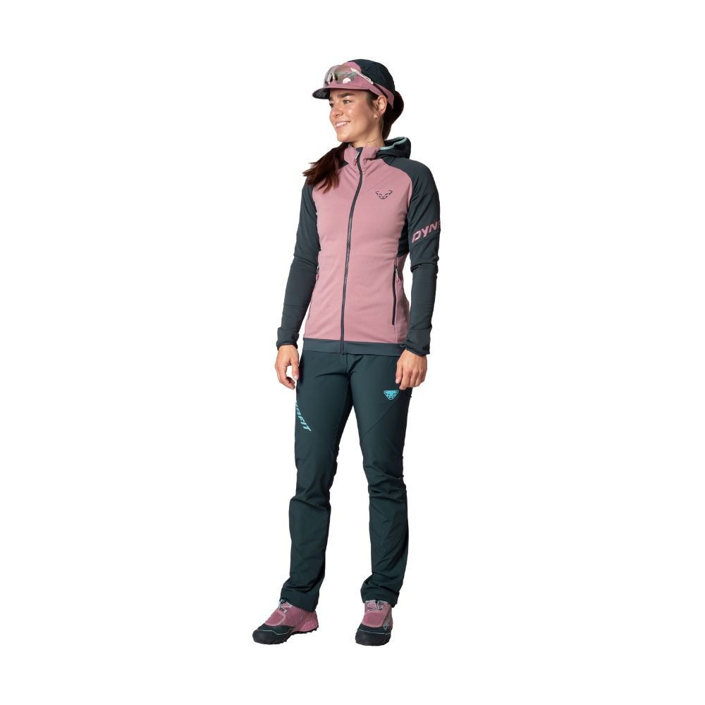 Mikina DYNAFIT Transalper Polartec Hooded Jacket W Blueberry - Mikiny s kapucňou - 2