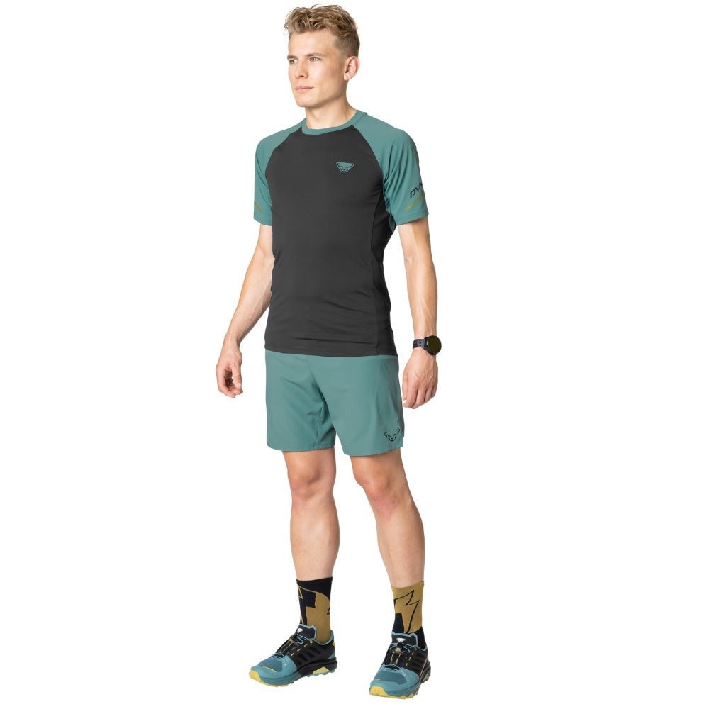 Tričko DYNAFIT Alpine Pro Short Sleeve Shirt M Black out Atlantic - DYNAFIT - 2