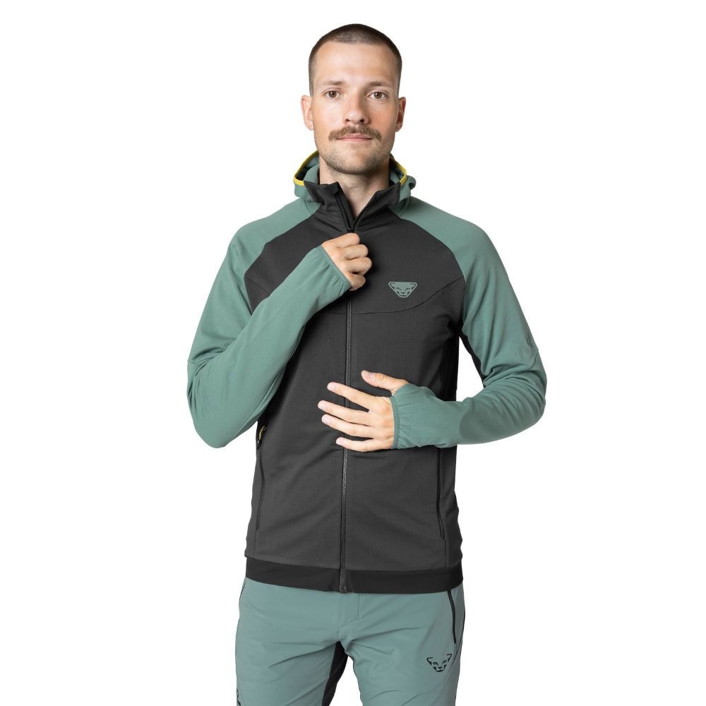 Mikina DYNAFIT Transalper Polartec Hooded Jacket M Atlantic - Technické mikiny - 2