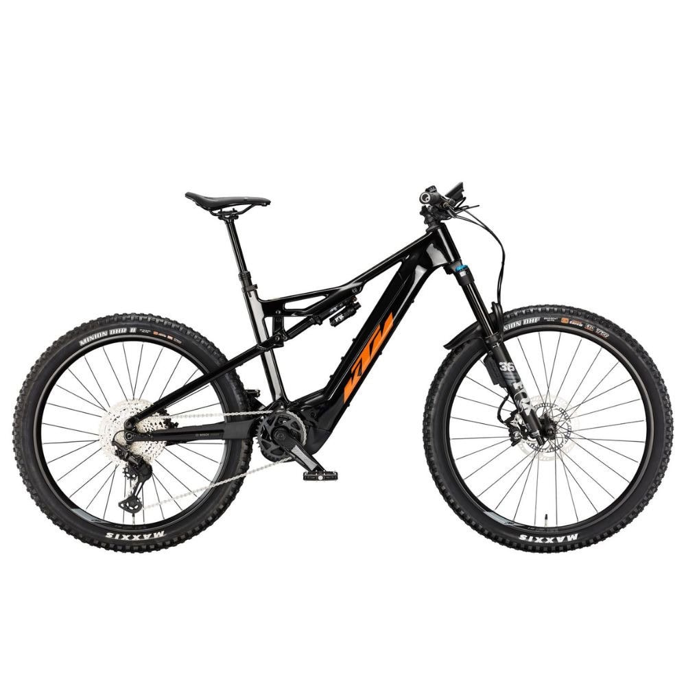 Horský elektrobicykel KTM Macina Kapoho LTD64 ABS Flaming Black - 29" bicykle - 1
