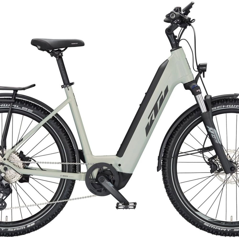 Horský elektrobicykel KTM Macine Area 571 LFC Dew Silver Matt - 27,5" bicykle - 3