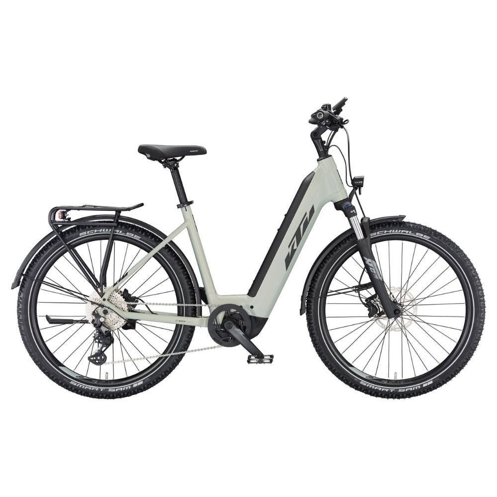 Horský elektrobicykel KTM Macine Area 571 LFC Dew Silver Matt - 27,5" bicykle - 1