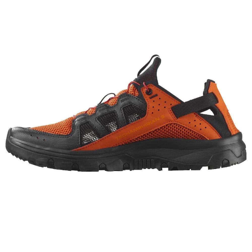 Obuv SALOMON Techamphibian 5 Redora/Black/Turmer - Šľapky a sandále - 3