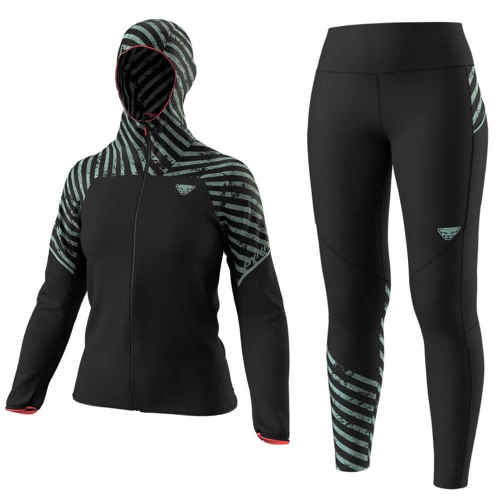 Komplet DYNAFIT Trail Wind Jacket W Jadelite + DYNAFIT Trail 7/8 Tights W - SETY - Turistické oblečenie - 1