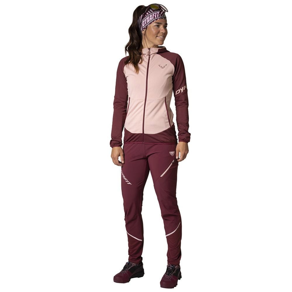 Komplet DYNAFIT Transalper Light Polartec® W Hoody Burgundy & DYNAFIT Transalper Hybrid Pant W Burgundy - SETY - Turistické oblečenie - 2