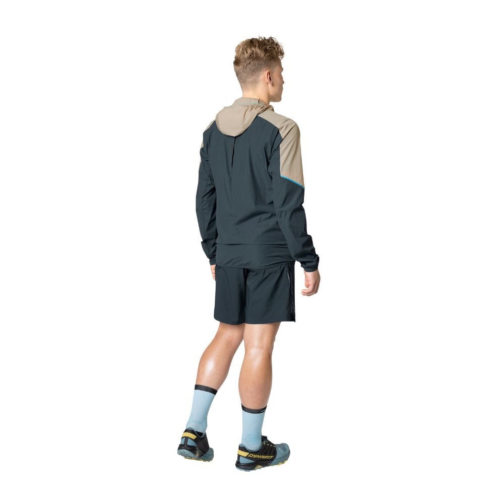 Bunda DYNAFIT Alpine Wind Jacket M Rock Khaki - Bundy & Vesty - 3