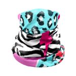 Nákrčník CRAZY Neck Gaiter Light Black Zebra