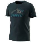 Tričko DYNAFIT Transalper Graphic M Rock Blueberry