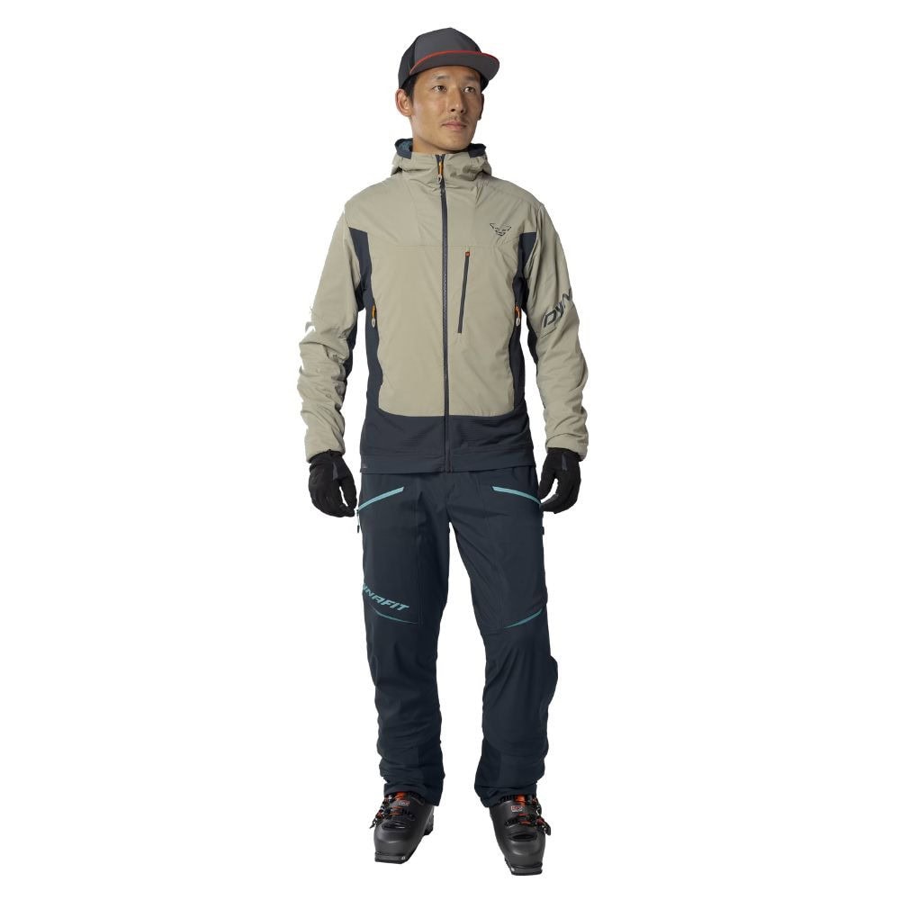 Bunda DYNAFIT Free Alpha® Direct Jacket M Rock Khaki - Bundy na bežky a skialp - 2
