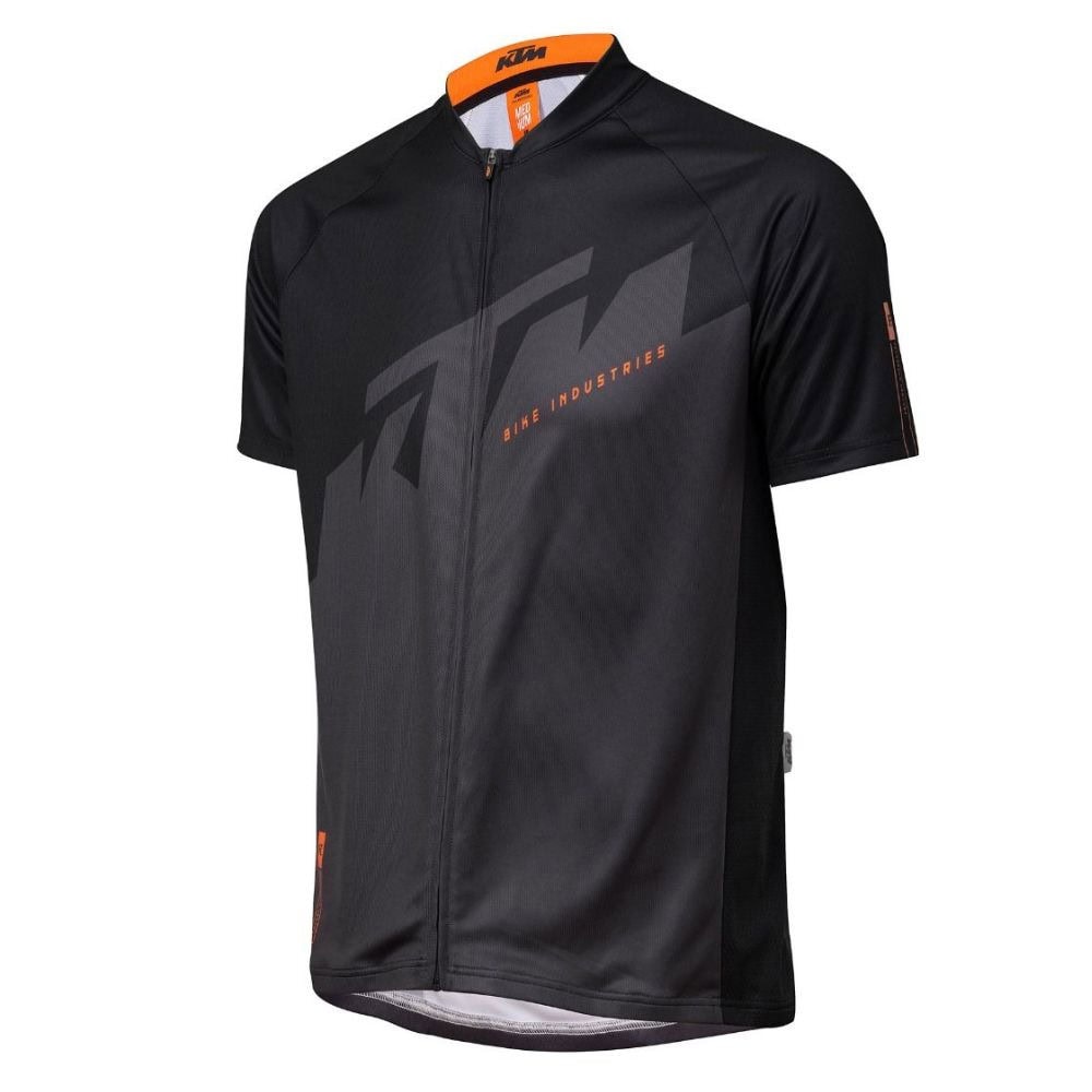 Cyklistický dres KTM Factory Character Shirt S/S Blackgrey - Cyklo vrch - 1