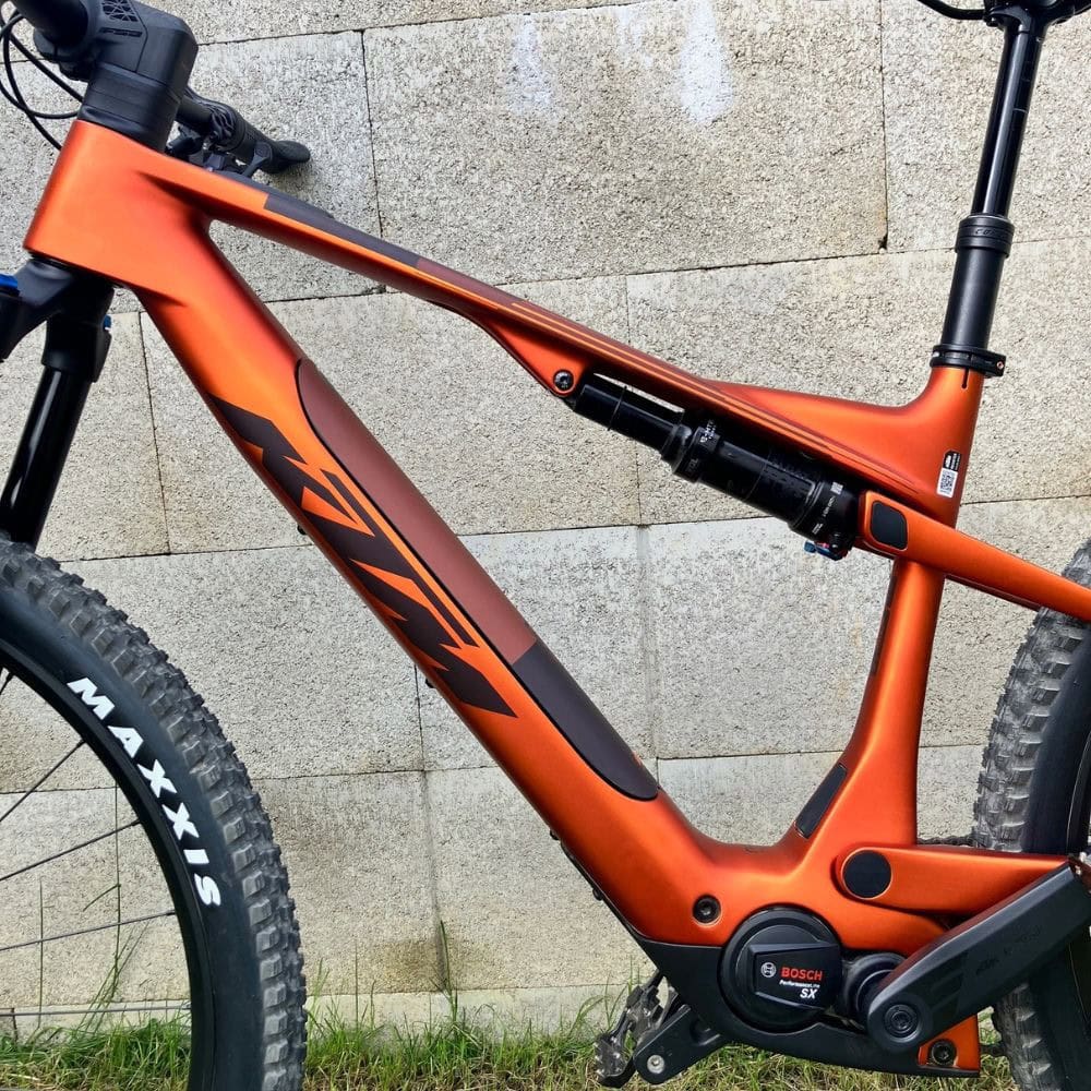 Horský elektrobicykel KTM Macina Scarp SX Master Burnt Orange - 29" bicykle - 3