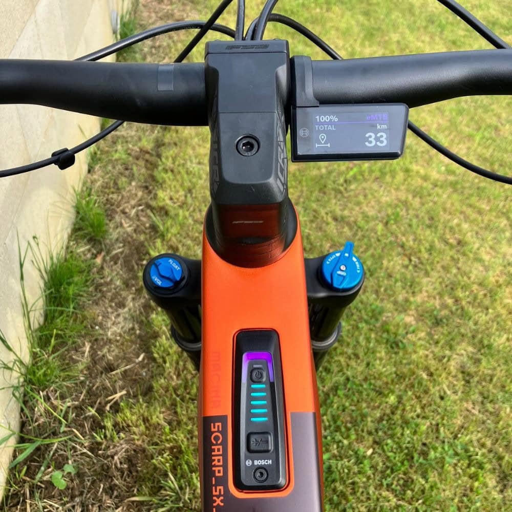 Horský elektrobicykel KTM Macina Scarp SX Master Burnt Orange - 29" bicykle - 2