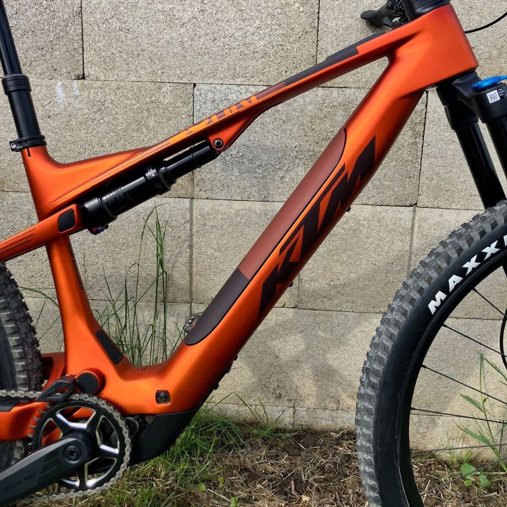 Horský elektrobicykel KTM Macina Scarp SX Master Burnt Orange - 29" bicykle - 4