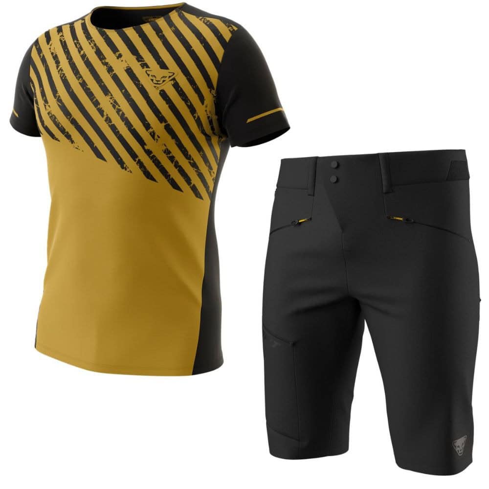 Komplet DYNAFIT Alpine Shirt M Tobacco + Transalper DST Shorts M Black Out - SETY - Letné oblečenie - 1