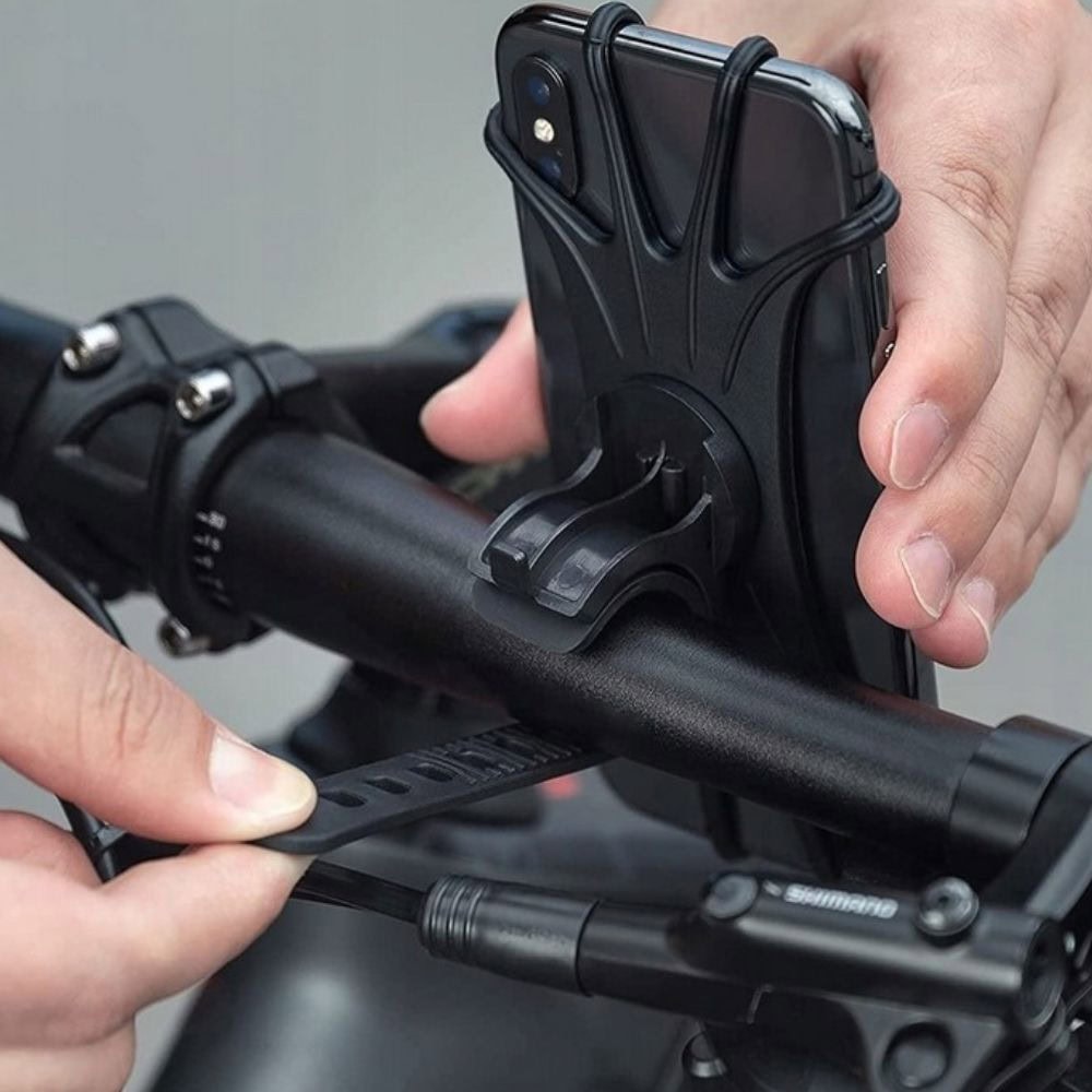 Držiak na mobil ROCKBROS Silicone - Doplnky k cyclopočítačom - 3