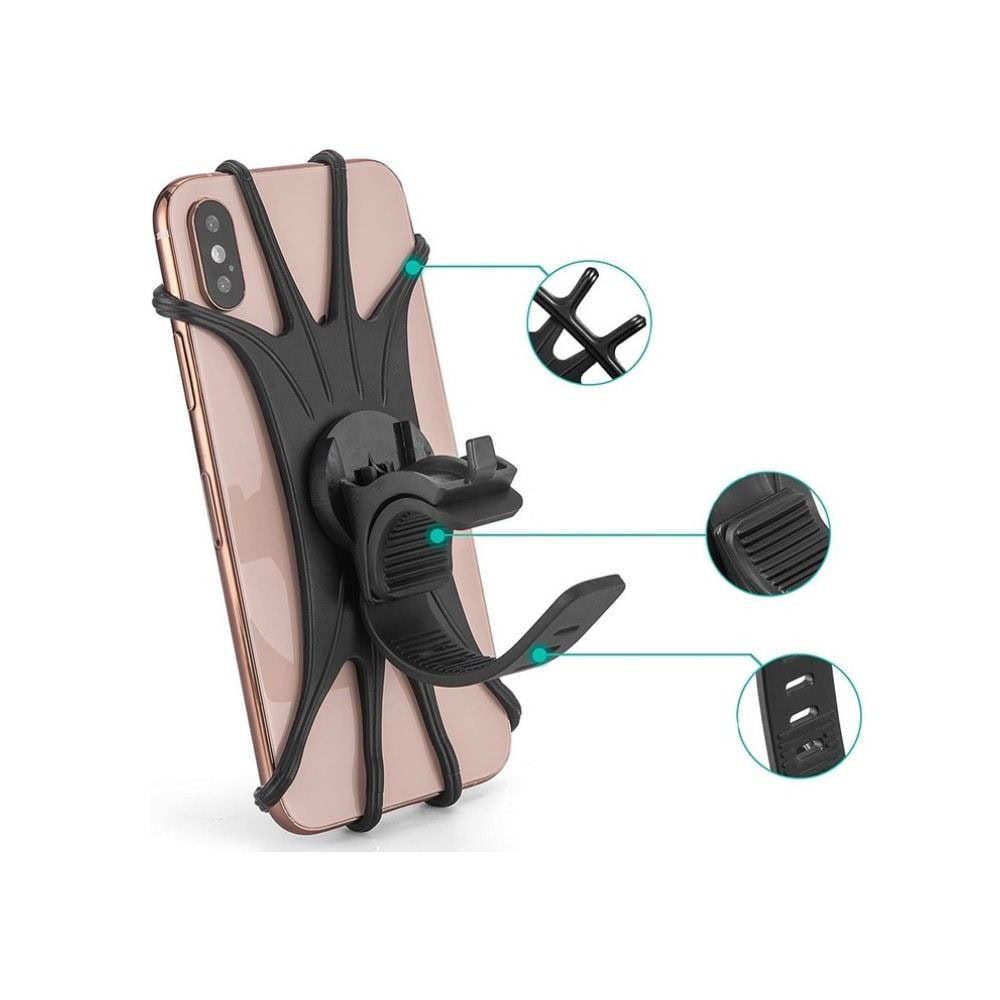 Držiak na mobil ROCKBROS Silicone - Doplnky k cyclopočítačom - 2