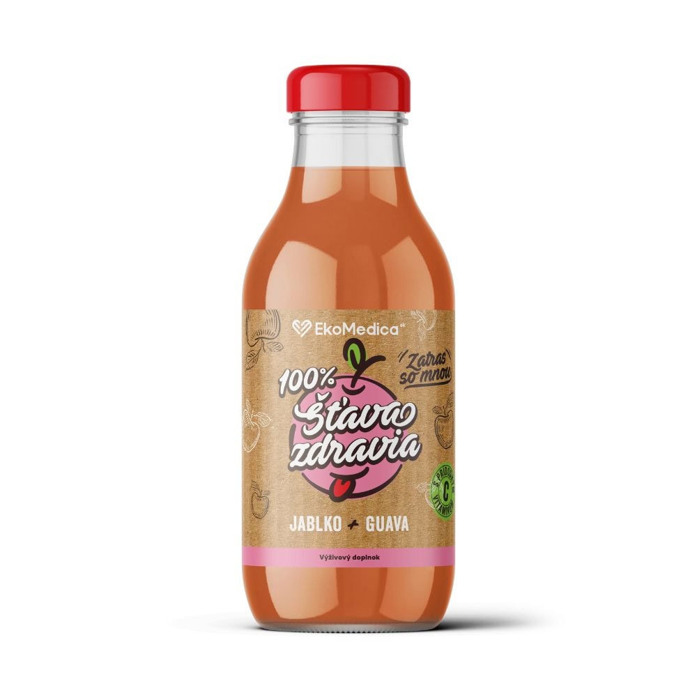 EkoMedica šťava Jablko + Guava 300 ml - Prírodné šťavy - MIX - 1