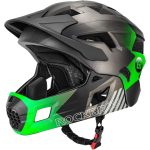 Detská cyklistická prilba ROCKBROS Black/Green