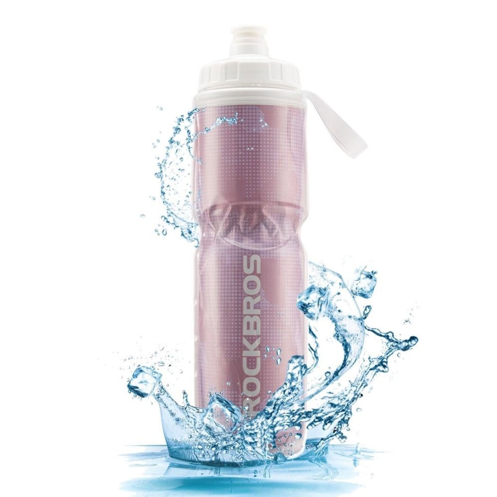 Termo cyklofľaša ROCKBROS PP Pink 670 ml - Fľaše / Košíky na fľaše - 1