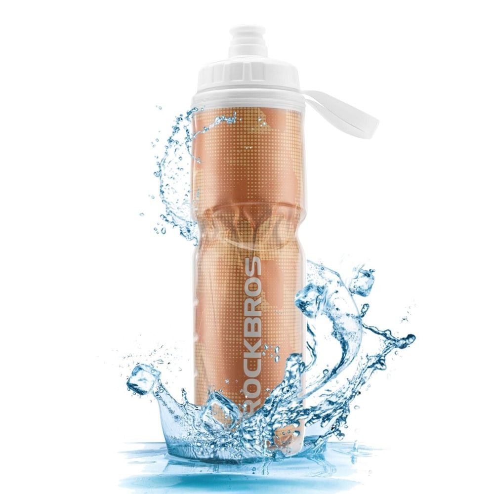 Termo cyklofľaša ROCKBROS PP Orange 670 ml - Fľaše / Košíky na fľaše - 1