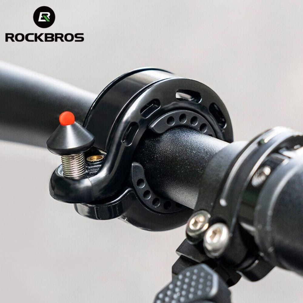Zvonček na bicykel ROCKBROS Kompaktný Mini 100 DB Dural Ružový - Zvončeky - 2