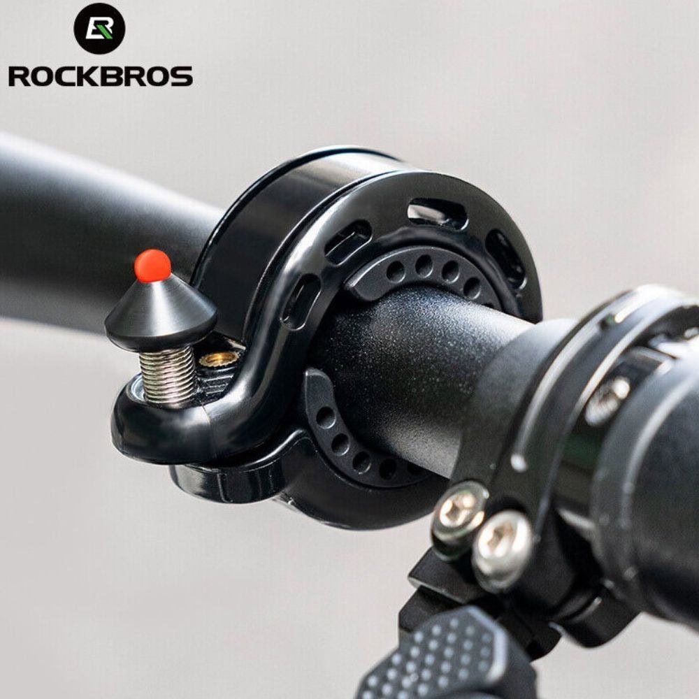 Zvonček na bicykel ROCKBROS Kompaktný Mini 100 DB Dural Transparentný - Zvončeky - 2
