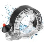 Zvonček na bicykel ROCKBROS Kompaktný Mini 100 DB Dural Transparentný