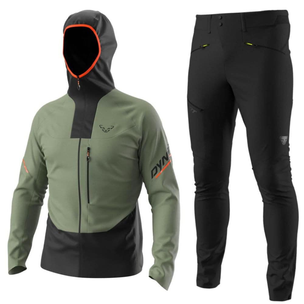 Komplet DYNAFIT Traverse DST M Sage + Transalper Dst Pants M Black Out - SETY - Turistické oblečenie - 1