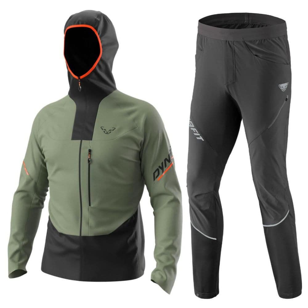 Komplet DYNAFIT Traverse DST M Sage + Transalper Hybrid Black - SETY - Turistické oblečenie - 1
