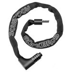 Zámok ROCKBROS reťazový kódový aj na kľúč 960 mm Čierny