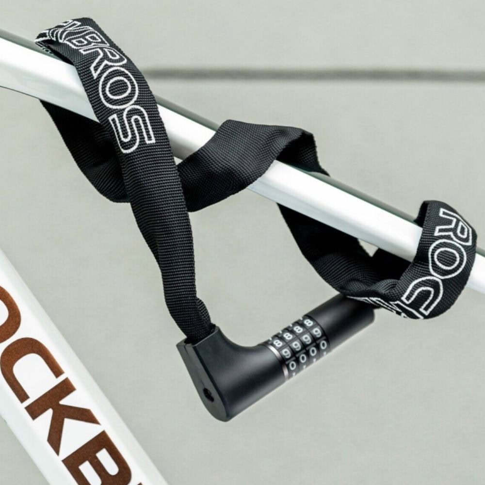 Zámok ROCKBROS reťazový kódový aj na kľúč 960 mm Čierny - Zámky - 4