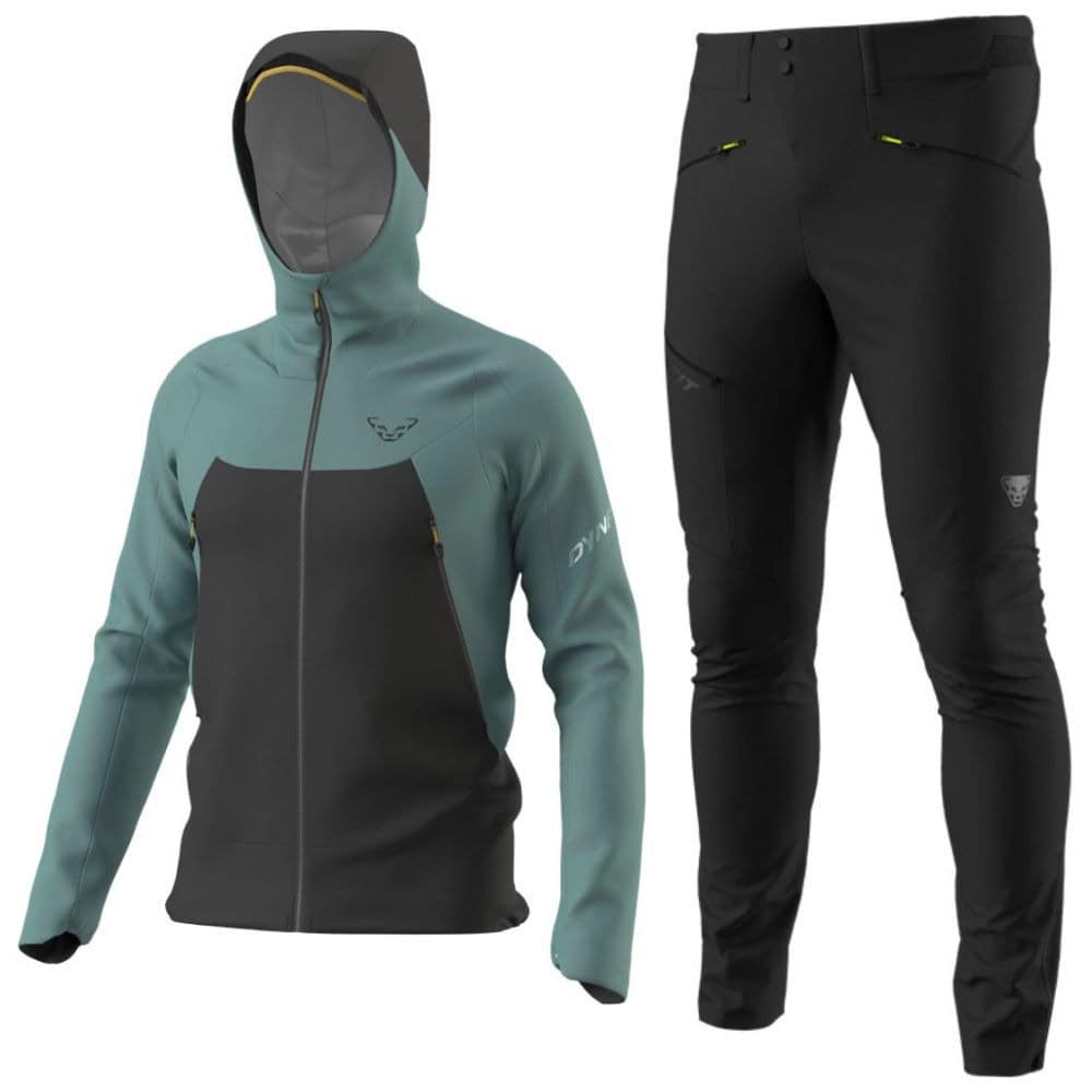 Komplet DYNAFIT Transalper 3L M Jkt Atlantic + Transalper Dst Pants M Black Out - SETY - Turistické oblečenie - 1