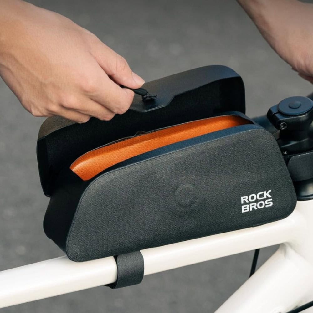 Taška ROCKBROS na rám vodotesná magnetická 0,9l Čierna - Cyklo tašky - 3