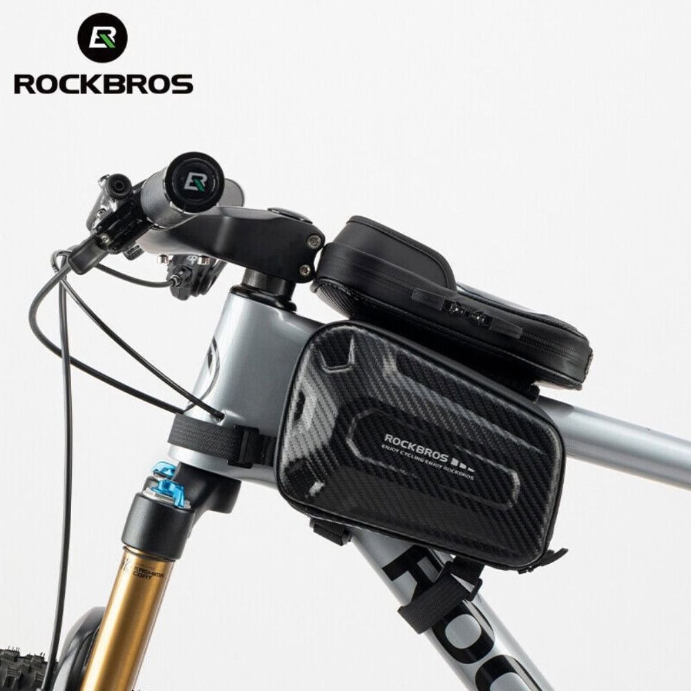 Taška ROCKBROS na rám, mobil a náradie s kapacitou 1,3l Čierna - Cyklo tašky - 3
