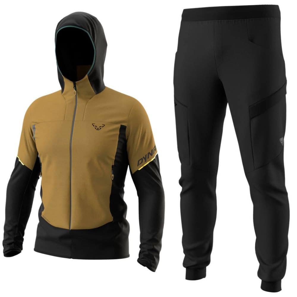 Komplet DYNAFIT Traverse Alpha Hooded M Relic + Transalper Cargo Pants M Black Out - SETY - Turistické oblečenie - 1