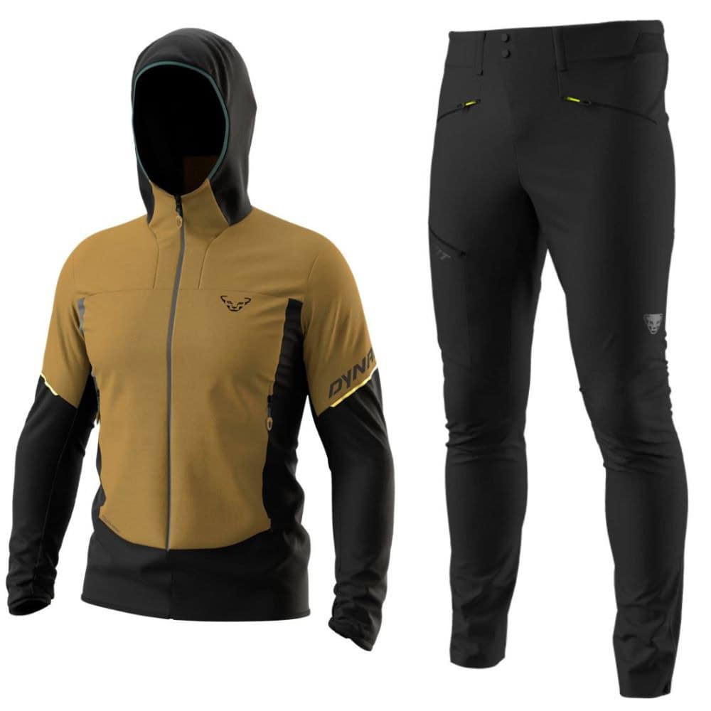 Komplet DYNAFIT Traverse Alpha Hooded M Relic + Transalper Dst Pants M Black Out - SETY - Turistické oblečenie - 1