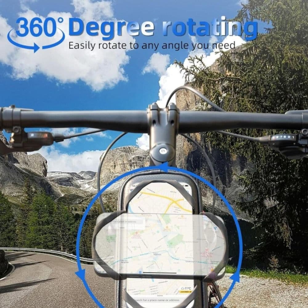 Taška ROCKBROS na rám s držiakom na mobil a kapacitou 1,5l Čierna - Cyklo tašky - 4
