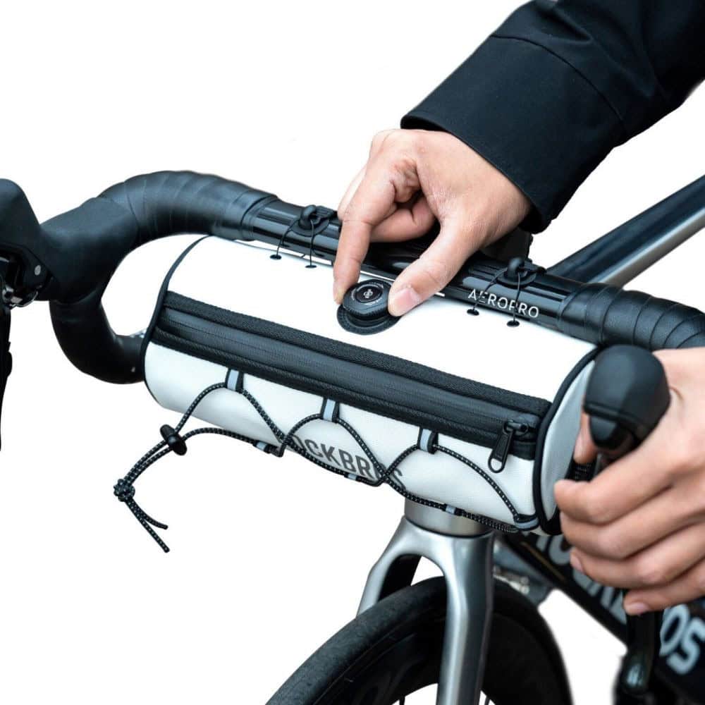 Taška ROCKBROS na riadidlá s kapacitou 1,5L Biela - Cyklo tašky - 1