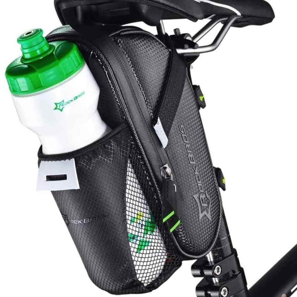 Taška ROCKBROS podsedlová s držiakom fľaše a kapacitou 1L Čierna - Cyklo tašky - 1
