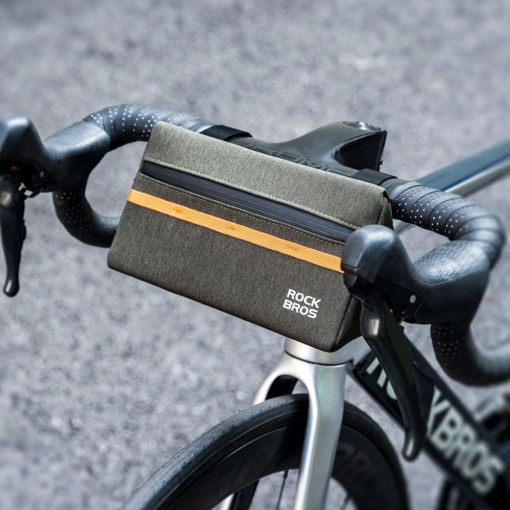 Taška ROCKBROS na riadidlá s kapacitou 1,3L Tmavozelená - Cyklo tašky - 1
