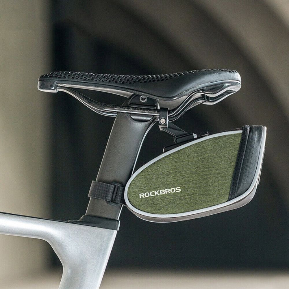 Taška ROCKBROS podsedlová s kapacitou 1L Tmavozelená - Cyklo tašky - 2