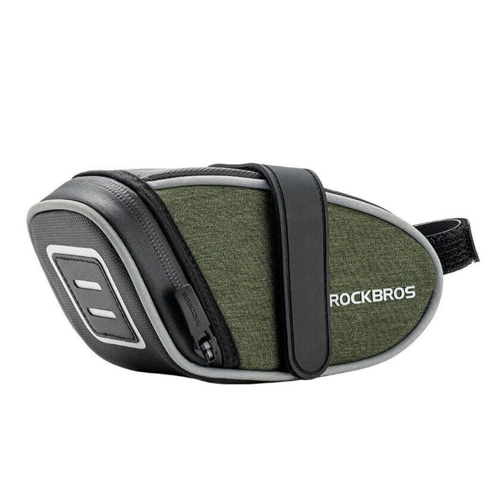 Taška ROCKBROS podsedlová s kapacitou 1L Tmavozeleno/Čierna - Cyklo tašky - 2