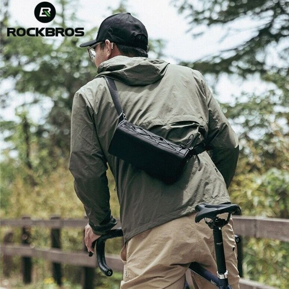 Taška ROCKBROS na riadidlá s kapacitou 1,5L Čierna - Cyklo tašky - 5