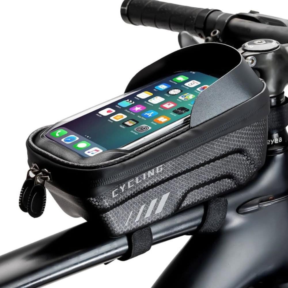Taška ROCKBROS na rám s držiakom na mobil a kapacitou 2,2L Čierna - Cyklo tašky - 1